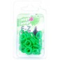 Bagues élastiques E-Z par 50 pièces - Taille: 9 mm - Couleur: Vert Bagues élastiques E-Z par 50 pièces - Taille: 9 mm - Couleur: Vert