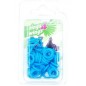 Bagues élastiques E-Z par 50 pièces - Taille: 9 mm - Couleur: Bleu Bagues élastiques E-Z par 50 pièces - Taille: 9 mm - Couleur: Bleu