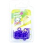 Bagues élastiques E-Z par 50 pièces - Taille: 4.5mm - Couleur: Violet Bagues élastiques E-Z par 50 pièces - Taille: 4.5mm - Couleur: Violet
