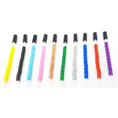 10 Bagues ouvertes en celluloid pour exotiques Taille : 2,5mm Couleur : Mauve - 2,65 € - Kinlys - 1540747721978 - Ornibird SRL