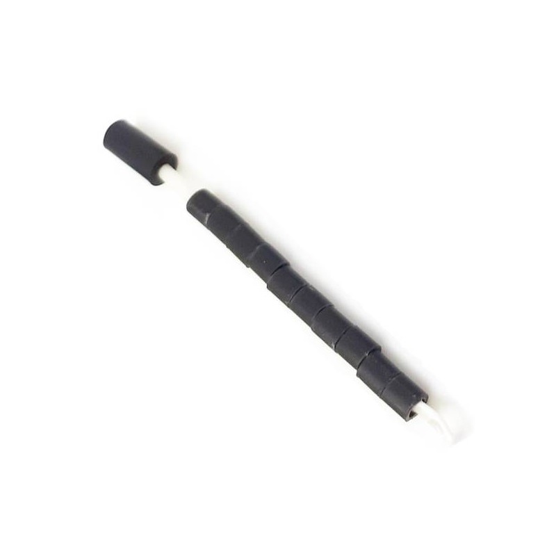 10 Bagues ouvertes en celluloid pour exotiques Taille : 2,5mm Couleur : Noir