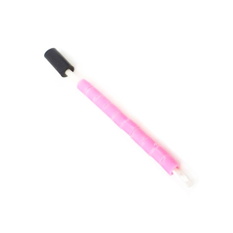 10 Bagues ouvertes en celluloid pour exotiques Taille : 2,5mm Couleur : Rose