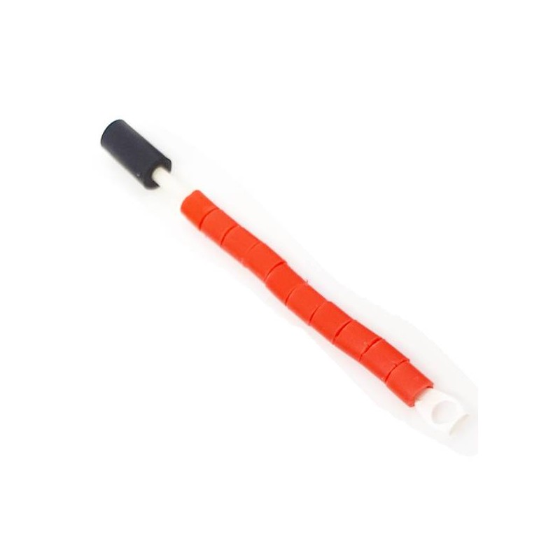 10 Bagues ouvertes en celluloid pour exotiques Taille : 2,5mm Couleur : Rouge