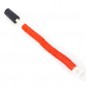 10 Bagues ouvertes en celluloid pour exotiques Taille : 2,5mm Couleur : Rouge