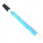 10 Bagues ouvertes en celluloid pour exotiques Taille : 2,5mm Couleur : Turquoise