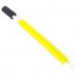 10 Bagues ouvertes en celluloid pour canaris Taille : 3mm Couleur : Jaune