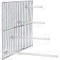 Perchoir blanc tournant en plastique 15cm Perchoir blanc tournant en plastique 15cm