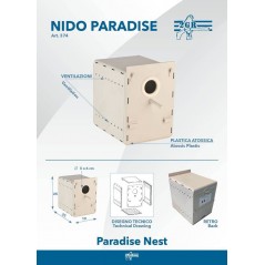 Nid pour perruche en plastique, démontable et lavable - 2G-R ART-374 2G-R 26,65 € Ornibird