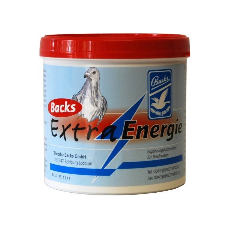 Extra-énergie 400gr - Backs Extra-énergie 400gr - Backs