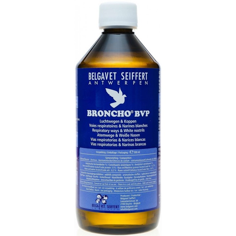 Broncho BVP (voies respiratoires) 500ml - Belgavet 84093 Belgavet 24,45 € Ornibird