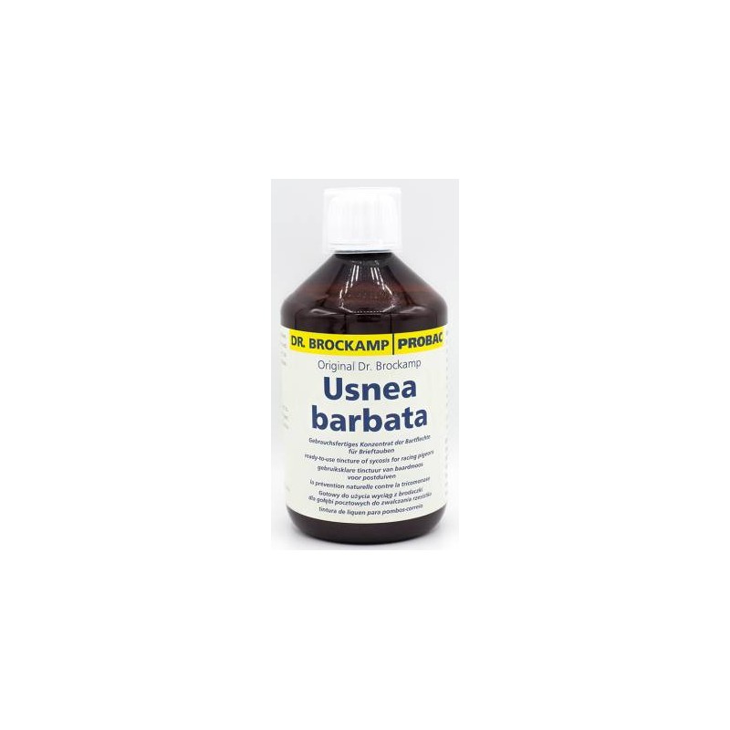 Usnea Barbata (acide unique obtenue de l’usnée barbue) 500ml - Dr. Brockamp - Probac Usnea Barbata (acide unique obtenue de l’usnée barbue) 500ml - Dr. Brockamp - Probac