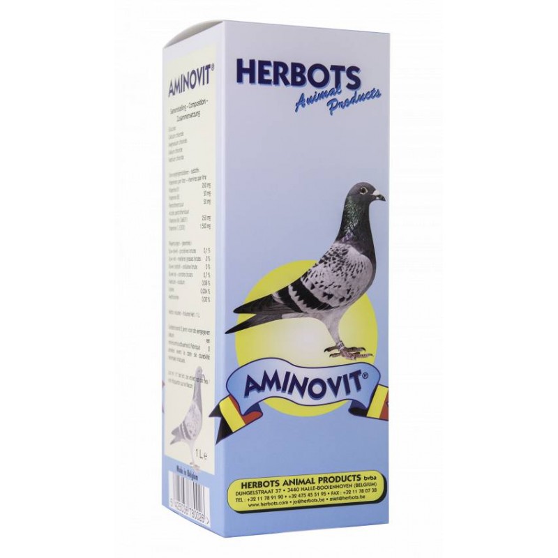 Aminovit (energy, amino acids) 1L - Herbots 90002 Herbots 23,50 € Ornibird