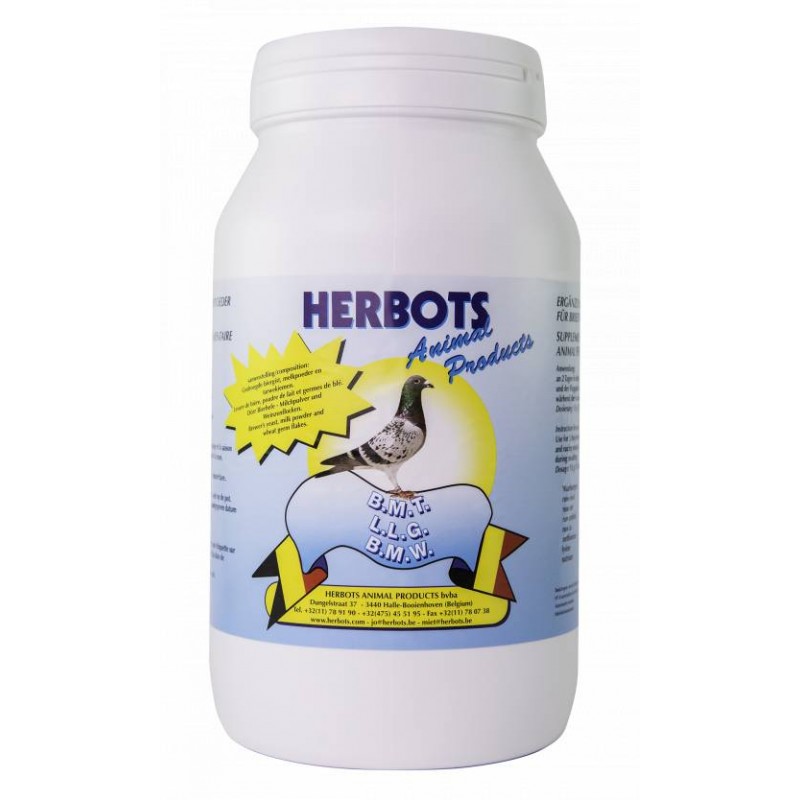 BMT-BMW (levure de bièrre, levure de lait et des germes de blé) 1kg - Herbots
