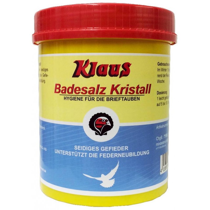 Badesalz "Kristall" (sel de bain) 750gr - Klaus 37002 Klaus 14,85 € Ornibird