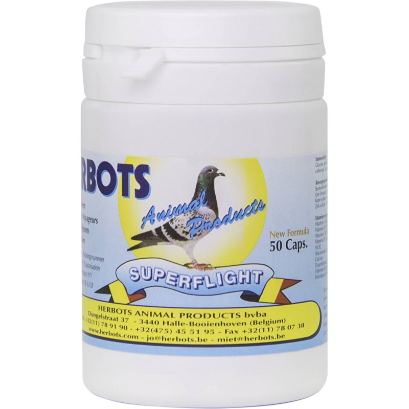 Superflight (récuperation + condition) 50 pillules - Herbots Superflight (récuperation + condition) 50 pillules - Herbots