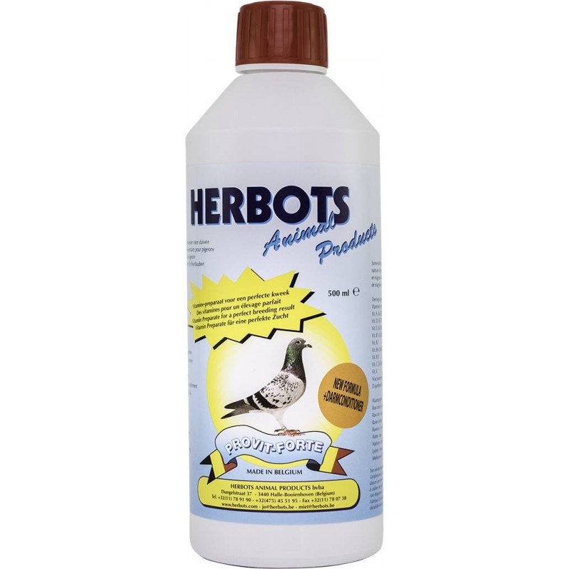 Provit Forte (vitamins breeding) 500ml - Herbots 90015 Herbots 14,31 € Ornibird