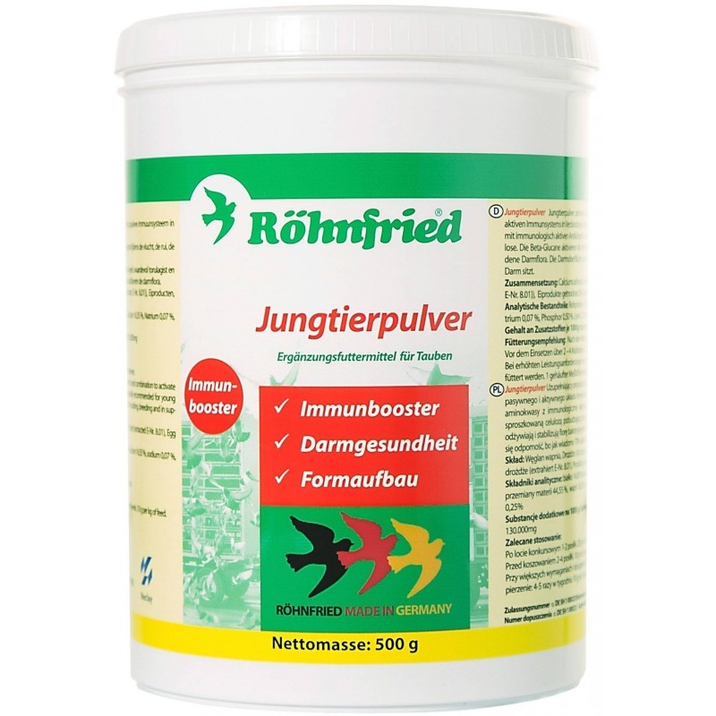 Jungtierpulver (pour se mettre les jeunes en forme pour le vol) 500gr - Röhnfried - Dr Hesse Tierpharma GmbH & Co. KG 79092 R...