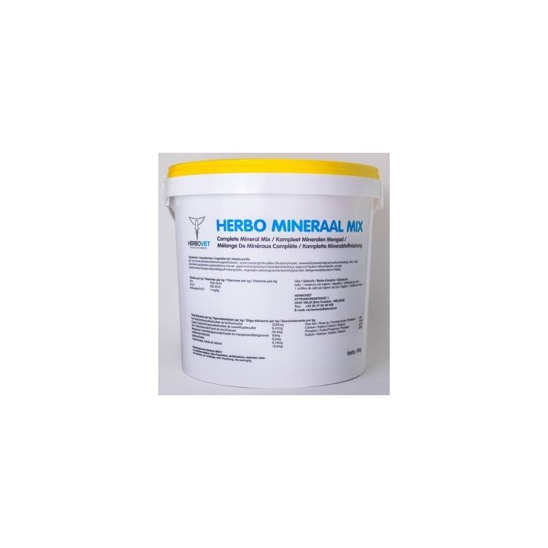 Herbo Mineraal Mix 10kg - Herbovet Herbo Mineraal Mix 10kg - Herbovet