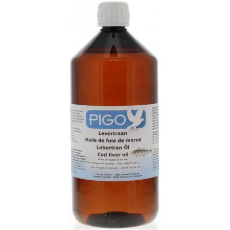 Huile de foie de morue 5L - Pigo pigeons à 111,75 € - Pigo - 25028 - Complément Alimentaire