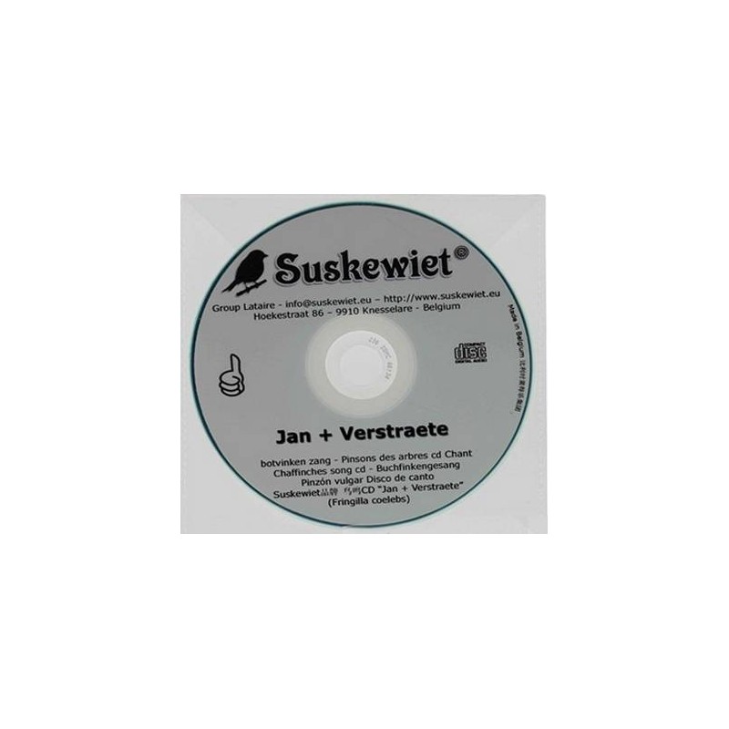 Pinsons des arbres CD chant : Jan + Verstraete - Suskewiet 20009 Suskewiet 11,60 € Ornibird