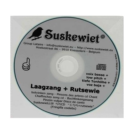 Pinsons des arbres CD chant : voix basse + rutsewie - Suskewiet à 18,50 € - Suskewiet - 20007 - Suskewiet
