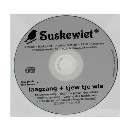 Pinsons des arbres CD chant : voix basse + Tjew tje wie - Suskewiet à 18,50 € - Suskewiet - 20008 - Suskewiet