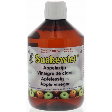 Vinaigre de cidre 500ml - Suskewiet à 4,45 € - Suskewiet - 20002 - Suskewiet