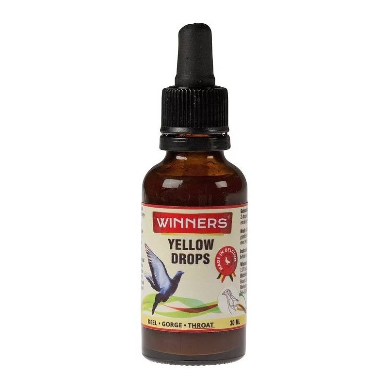 Yellow Drops, gouttes jaunes pour une gorge propre 30ml - Winners Yellow Drops, gouttes jaunes pour une gorge propre 30ml - Winners