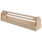 Mangeoire en bois avec rouleau - 120cm