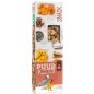 Puur Pauze Sticks Inséparables et Perroquets Papaye et Coco 140gr- Witte Molen Puur Pauze Sticks Inséparables et Perroquets Papaye et Coco 140gr- Witte Molen