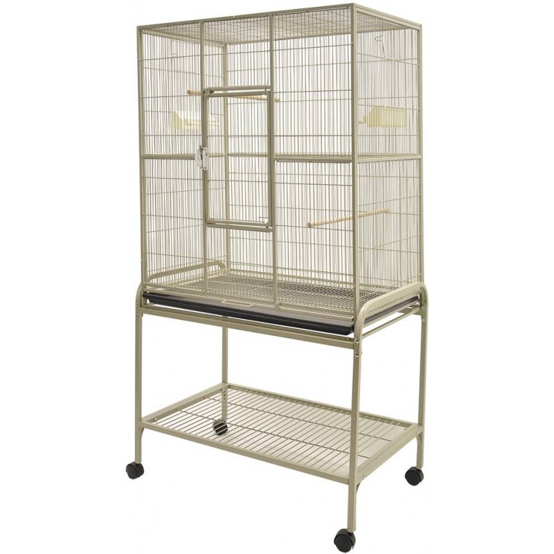 Aviary Beige with stand on casters 81x54x157cm - Vadigran 3249 Vadigran 302,45 € Ornibird