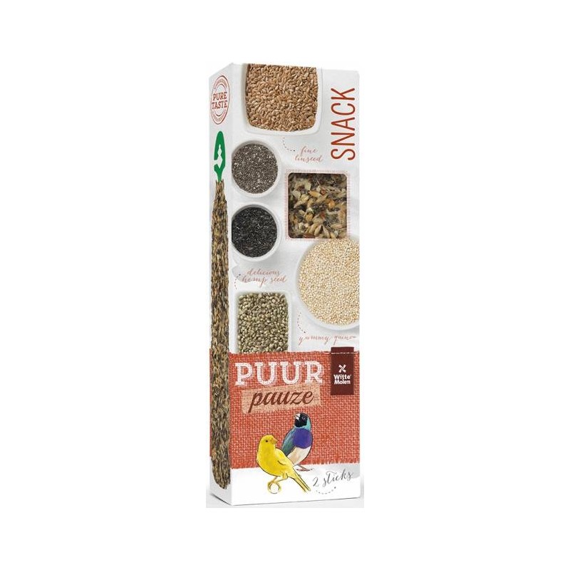 Puur Pauze Sticks Oiseaux Super Graines 60gr - Witte Molen
