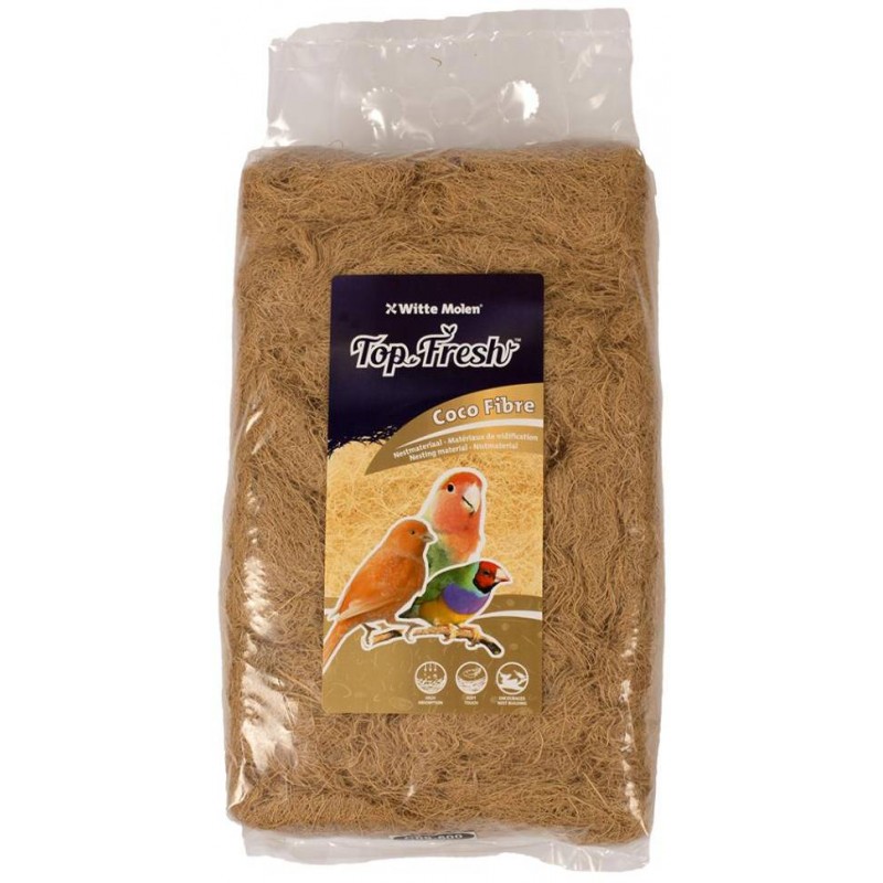 Top Fresh fibre de noix de coco Brun 500gr - Witte Molen Top Fresh fibre de noix de coco Brun 500gr - Witte Molen