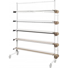 Structure pour systeme papier 4x5 cage d'exposition avec support sur roulettes - 2G-R - 731,45 € - 2G-R - 803384476405 - Ornibird SRL