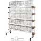 Structure pour systeme papier 4x5 cage d'exposition avec support sur roulettes - 2G-R Structure pour systeme papier 4x5 cage d'exposition avec support sur roulettes - 2G-R