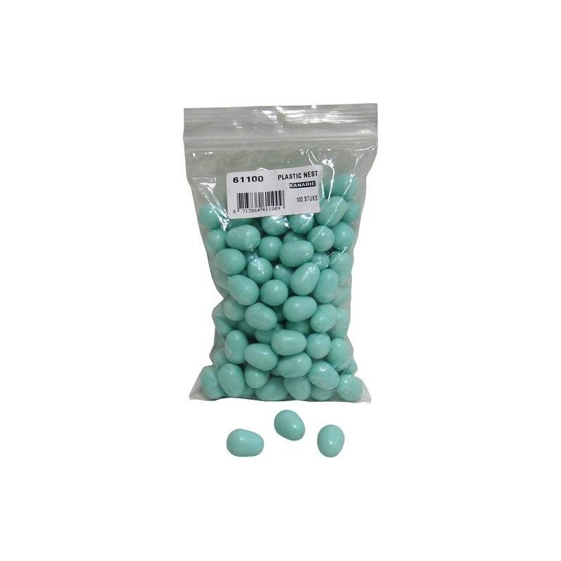 100 Oeufs factices en plastique pour canaris 100 Oeufs factices en plastique pour canaris
